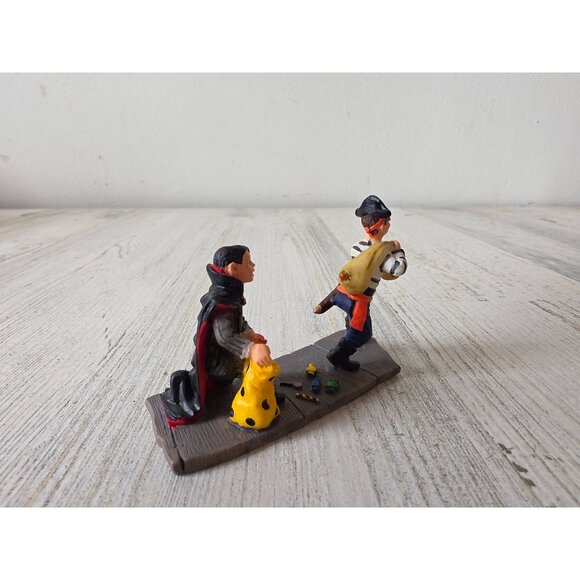 Lemax pirate Dracula leaky bag trick or treat candy boy village Halloween access - Picture 5 of 9